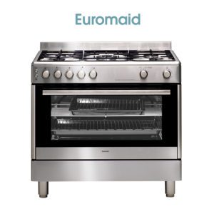 Euromaid GG90S - 90cm Stove/Cooker - Gas Oven & Gas Cooktop