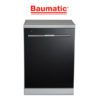 Baumatic BSS14 60cm Black Glass Dishwasher