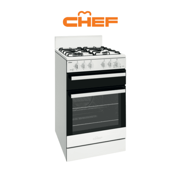 Chef CFG503WBLP 54cm LPG Gas Upright Cooker-web ready