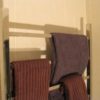 CBFTL1174S Square 8 Rung Bathroom Non Heated Towel Ladder 1150mm x 700mm