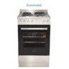 Euromaid EFF54SS 54cm Upright CookerStove – Electric Single Cavity Oven & Solid Cooktop-store