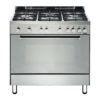 Delonghi DEF905GEG 90cm Freestanding Gas Cooker-Electric Grill-front view