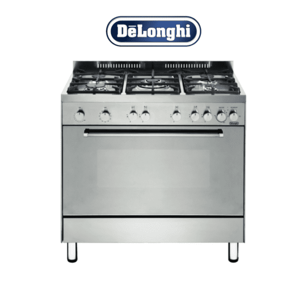 Delonghi DEF905GEG 90cm Freestanding Gas Cooker-Electric Grill-web ready