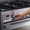 Fisher-Paykel OR90SDBGFPX1 Freestanding Cooker, 90cm, Dual Fuel, Pyrolytic-control panel