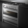 Fisher-Paykel OR90SDBGFPX1 Freestanding Cooker, 90cm, Dual Fuel, Pyrolytic-side view