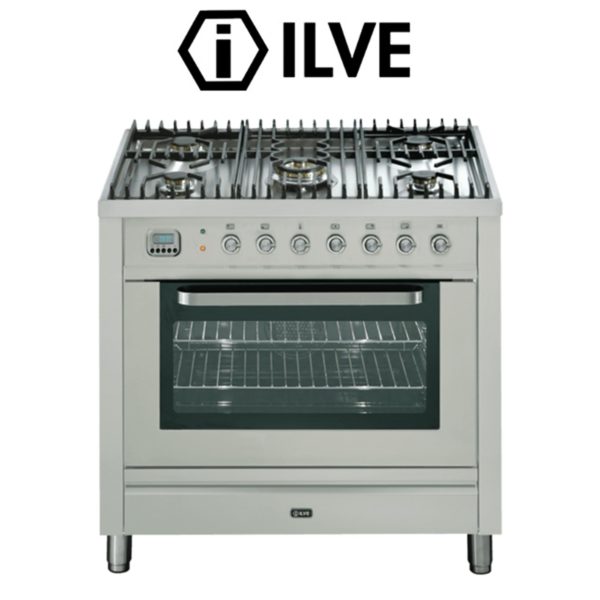 ILVE T90CLMP 90cm Stove Cooker – Electric Oven-Gas Cooktop-web ready