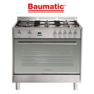 Baumatic BAF90EG 90cm StoveCooker – LPG and Natural Gas Oven-Cooktop-web ready