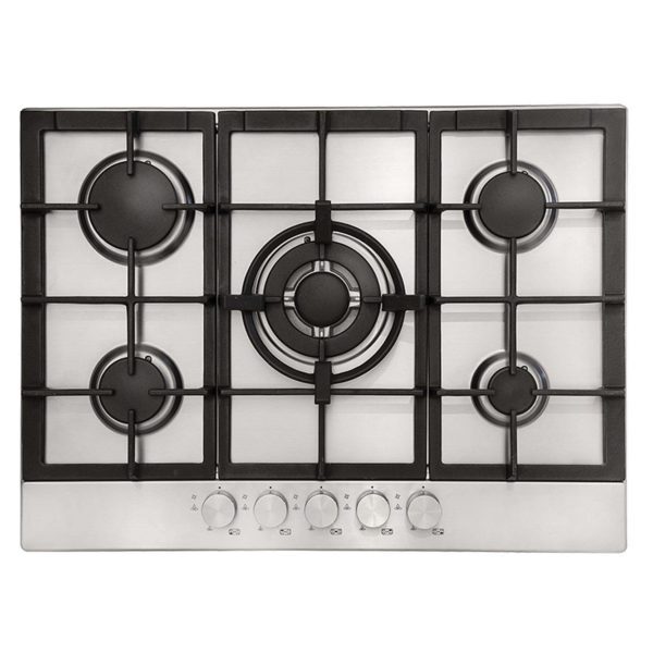 Baumatic CD7SG1 70cm Gas Cooktop (top view)