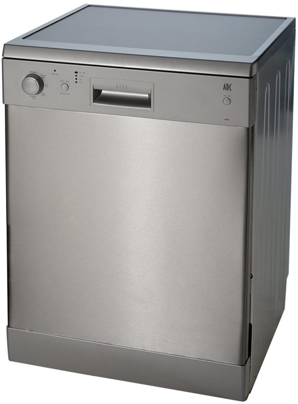 Arc AD14S 60cm Freestanding Dishwasher (side-view)