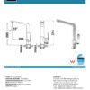 IKON HYB11-101CW KARA Sink Mixer- White & Chrome (details)