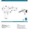 IKON HYB11-601 KARA Wall Basin Mixer with Spout (details)
