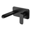 IKON HYB11-601MB KARA Wall Basin Mixer with Spout- Matte Black