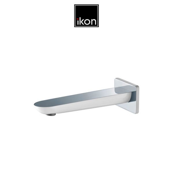 IKON HYB11-801CW KARA Bath Spout- White & Chrome