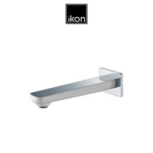 IKON HYB66-801CW SETO Bath Spout- White & Chrome