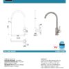 IKON HYB88-101BN HALI Sink Mixer – Brushed Nickel (details)