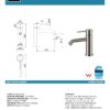 IKON HYB88-201BN HALI Sink Mixer – Brushed Nickel (details)