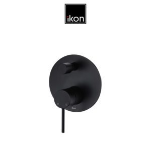 IKON HYB88-501MB HALI Wall Mixer with Diverter- Matte Black