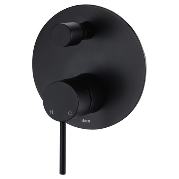 IKON HYB88-501MB HALI Wall Mixer with Diverter- Matte Black