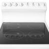 Euromaid R54CW 54cm Freestanding Electric Oven and Ceramic Cooktop (top view)