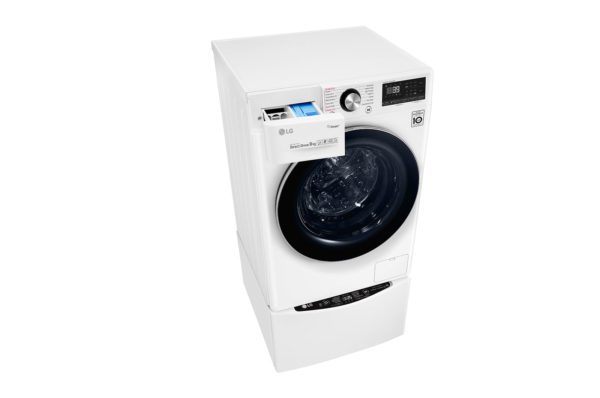 LG WV9-1409W-WTP20WY 11kg Total Front Load Washing Machine TWINWash® System including LG MiniWasher with Steam+