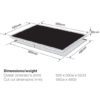Omega OCI64PP 60cm 4 Zone Induction Electric Cooktop-schematic