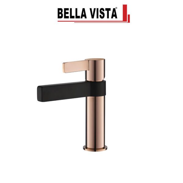 Bella Vista BM-14-R-B Vivo Oro Rosa Basin Mixer