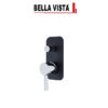 Bella Vista SHM-14-DV-B-C Vivo Noir – Shower and Bath Mixer with Diverter in Chrome and Black Finish