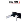 Bella Vista WMSC-14-B-C Vivo Noir Mixer and Spout Combo in Black and Chrome Finish