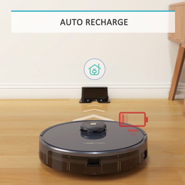 Tesvor S6 Robot Vacuum Cleaner Mop With Strong Performance – Auto Recharge