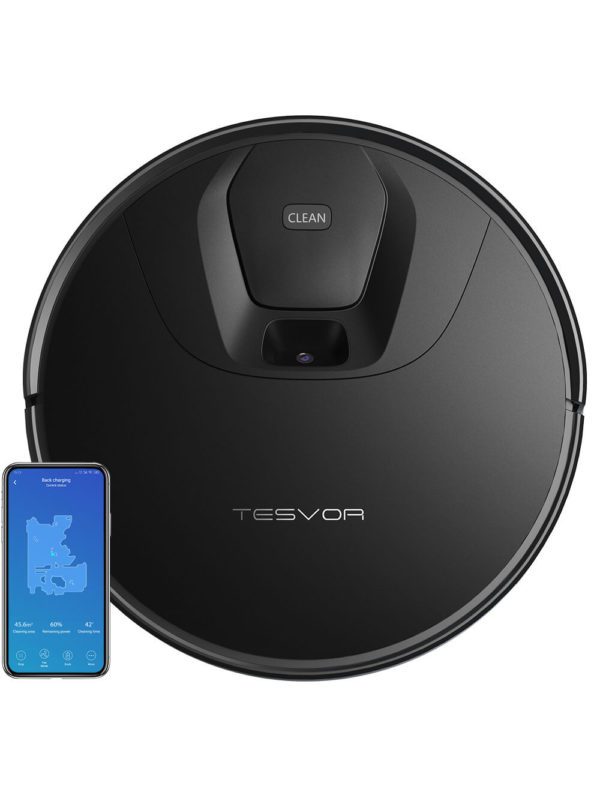 Tesvor T8 Robot Vacuum Cleaner and Mop 1600Pa Strong Suction Visual navigation