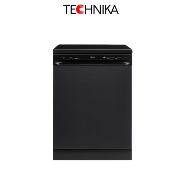Technika TGDW6BK-2 60cm Black Stainless Steel Freestanding Dishwasher (1)
