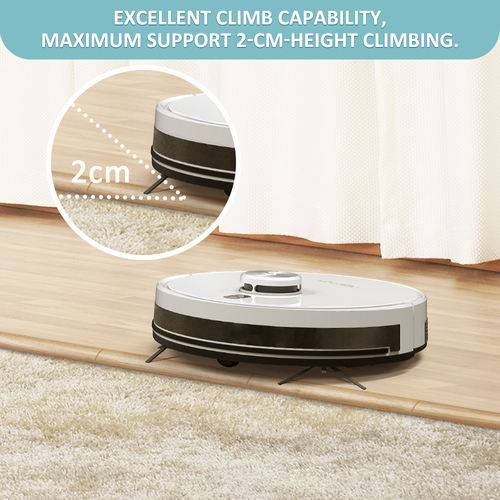 Tesvor S6 Turbo Robot Vacuum Cleaner Mop With Laser Navigation 4000Pa-climbing
