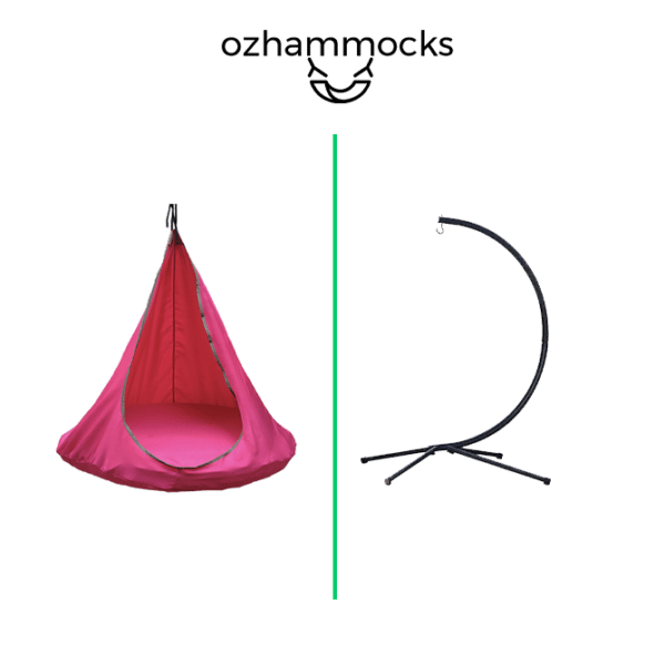 OZHAMMOCKS – hammocks Set for Adults & Kids – dstand-Hanging Nest