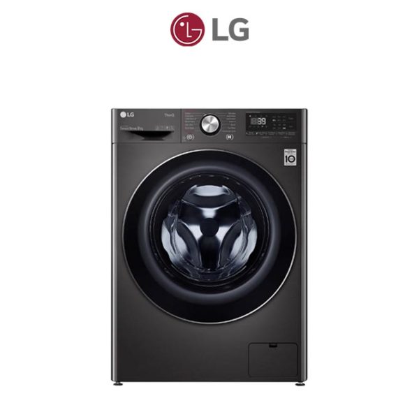 LG WV9-1409B 9kg Front Load Washing Machine with Turbo Clean 360-web ready