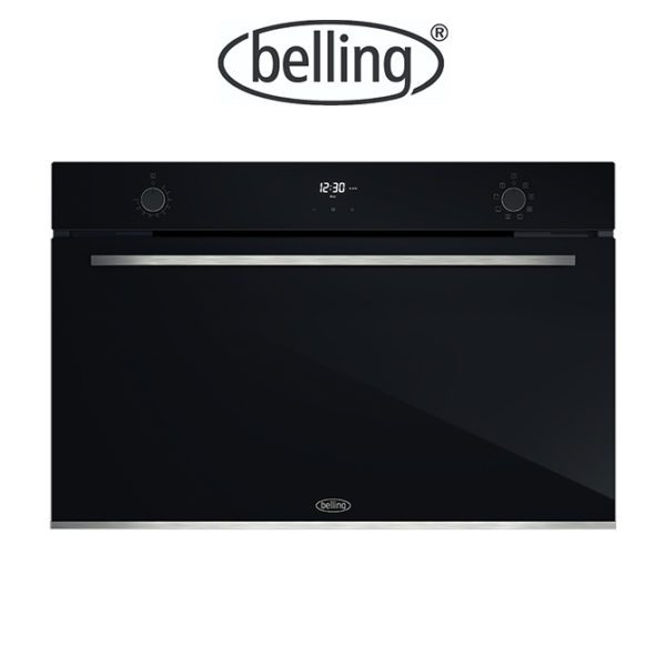 Belling BDO9608BK 90cm Built-in 8 Function Black Glass Oven