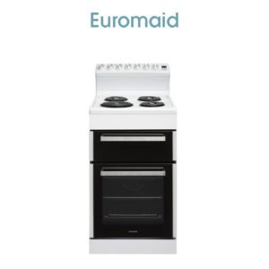 Euromaid EFS54RC-DRW 54cm Freestanding Electric Oven With Coil Cooktop