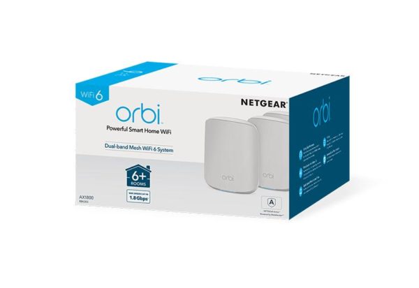 Netgear RBK353-100AUS Orbi AX1800 Dual Band Mesh WiFi 6