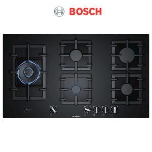 Bosch PPS9A6B90A Series 6 Gas cooktop 90 cm Black Tempered Glass